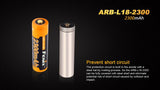 Fenix ARB-L18-2300 Li-ion type 18650 3.6v 2300mAh protected rechargeable battery