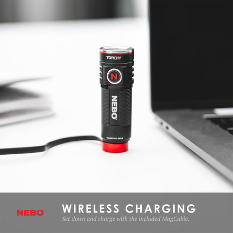 charger for nebo flashlight Nebo Torchy 1000 lumen compact magnetic USB rechargeable LED flashligh – EdisonBright