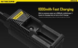 2 Pack EBR65 EdisonBright RCR123A rechargeable protected li-ion type 16340 650mAh batteries with Nitecore i1 battery charger
