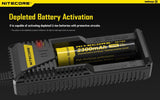 2 Pack EBR65 EdisonBright RCR123A rechargeable protected li-ion type 16340 650mAh batteries with Nitecore i1 battery charger