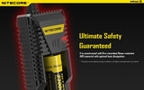 2 Pack EBR65 EdisonBright RCR123A rechargeable protected li-ion type 16340 650mAh batteries with Nitecore i1 battery charger