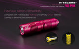 NITECORE P05 PINK 460 Lumens high intensity CREE LED Strobe Ready Flashlight