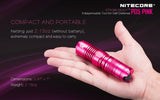 NITECORE P05 PINK 460 Lumens high intensity CREE LED Strobe Ready Flashlight