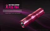 NITECORE P05 PINK 460 Lumens high intensity CREE LED Strobe Ready Flashlight