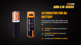 Fenix ARB-L14-1600U direct USB rechargeable 14500 1600mAh Li-ion battery