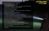 Nitecore Tiny Monster TM28 6000 Lumens 4 x CREE XHP35 HI LED Flashlight powered by Li-ion 4 x 18650s or IMR18650's