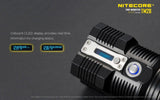 Nitecore Tiny Monster TM28 6000 Lumens 4 x CREE XHP35 HI LED Flashlight powered by Li-ion 4 x 18650s or IMR18650's