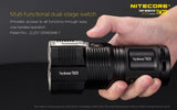 Nitecore Tiny Monster TM28 6000 Lumens 4 x CREE XHP35 HI LED Flashlight powered by Li-ion 4 x 18650s or IMR18650's