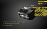 New Nitecore NU10 160 Lumens CREE LED USB rechargeable Work Headlamp w/USB cable included