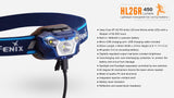 New Fenix HL26R 450 Lumens CREE LED rechargeable runners headlamp with On-Board battery Pack