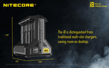 New Nitecore i8 smart batteries charger with 8 independent channels & PowerBank compatible