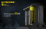 New Nitecore i8 smart batteries charger with 8 independent channels & PowerBank compatible