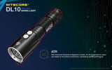 Nitecore DL10 1000 Lumens White, Red Light LED Scuba Diving underwater-sport Flashlight