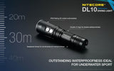 Nitecore DL10 1000 Lumens White, Red Light LED Scuba Diving underwater-sport Flashlight