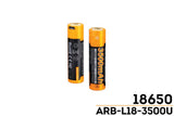 Fenix ARB-L18-3500U 3500mAh 18650 Li-ion direct Micro USB rechargeable Battery