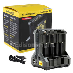 New Nitecore i8 smart batteries charger with 8 independent channels & PowerBank compatible