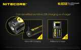 Nitecore NL1835R 18650 3500mAh 3.6v protected Micro-USB rechargeable Lithium Ion (Li-ion) Button Top Battery